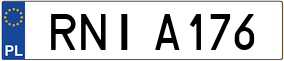 Truck License Plate